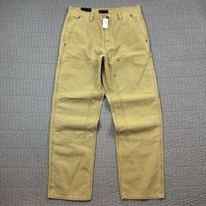 Banana Republic Men's 32X32 (32x30) Brown Double Knee Straight Leg Carpenter NWT